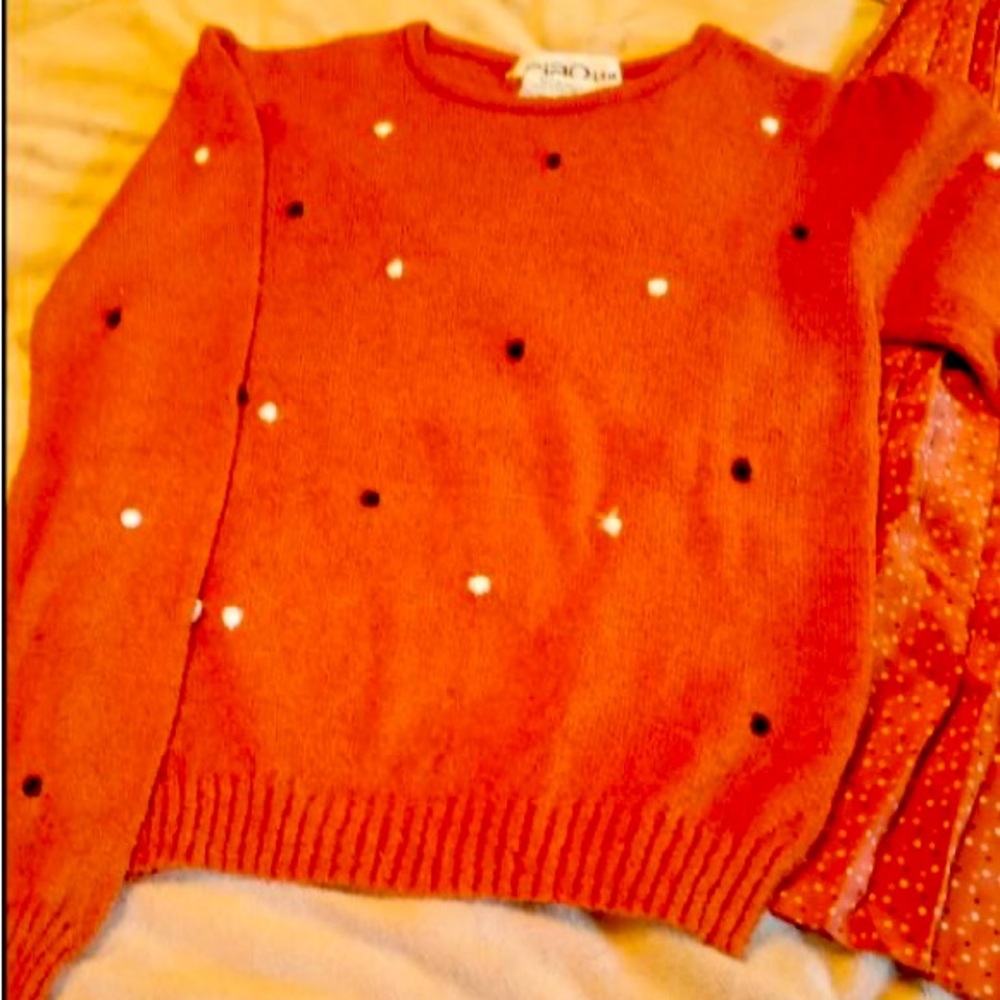 Vintage Red Polka Dot Ciao Ltd skirt set.